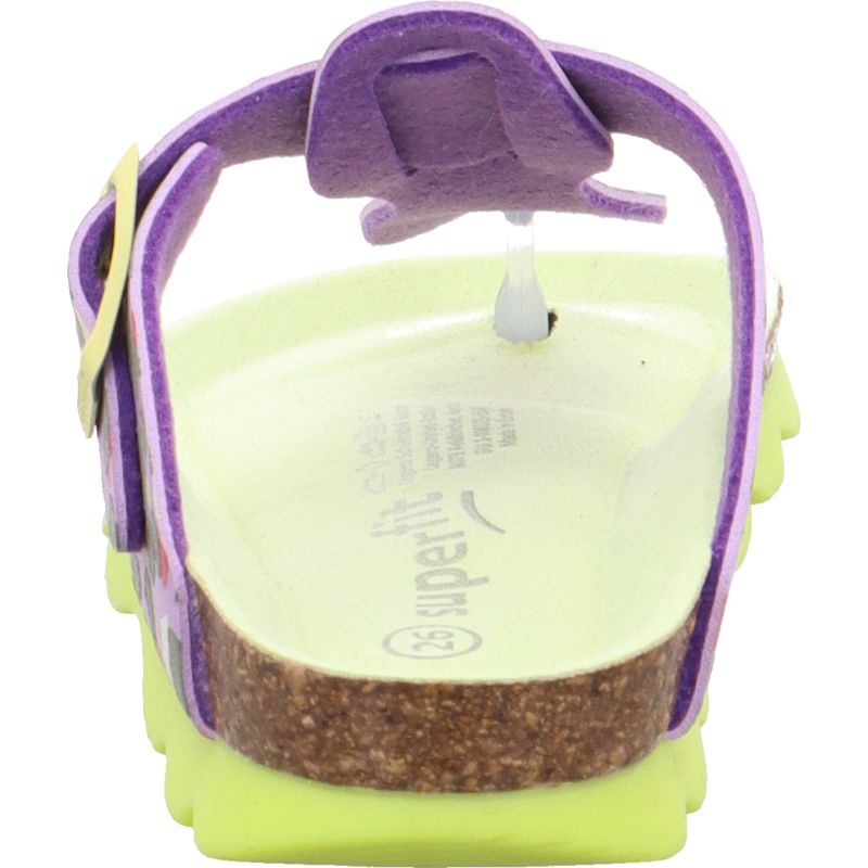 Superfit FUSSBETTPANTOFFEL Girls Slipper - Material: Sonstiges Material in Purple