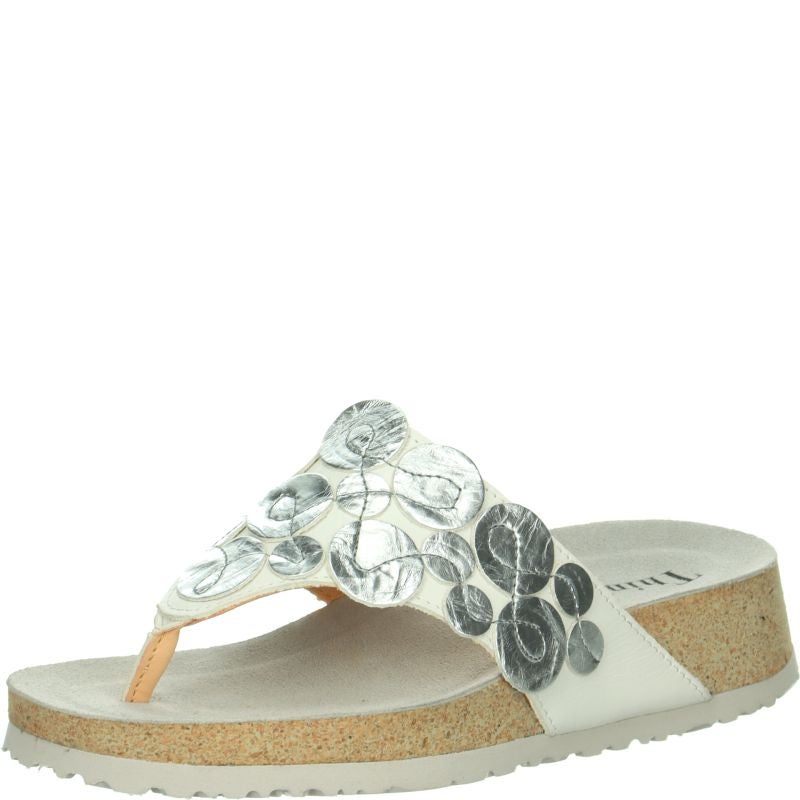 Think KOAK DAMEN Woman Mules - Material: Leather in White