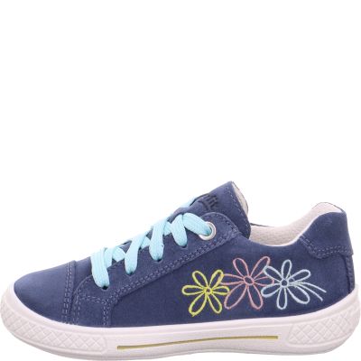 Superfit TENSY Girls Sneakers low - Material: Leather in Blue