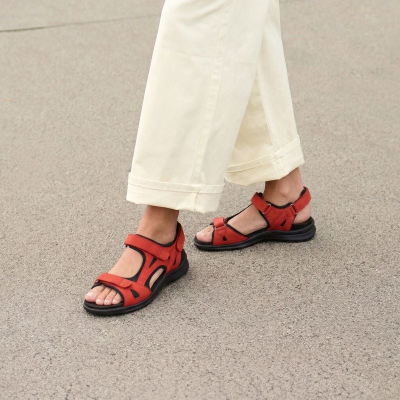 Legero SIRIS Woman Sandal - Material: Leather in Red