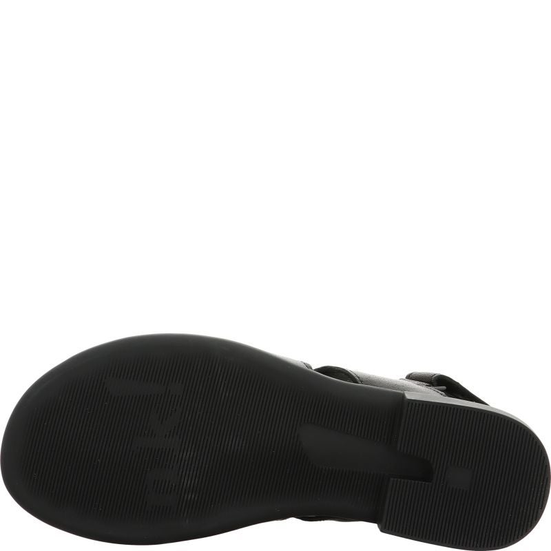 Think! KAMAA Damen Sandale - Material: Leder in Schwarz