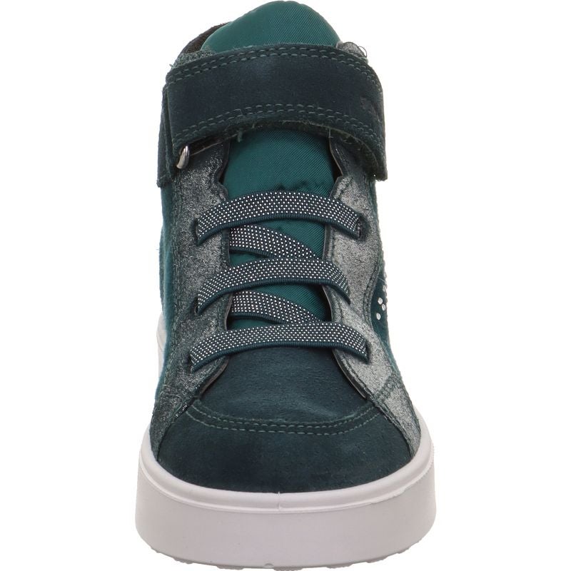 Superfit STELLA Mädchen Sneaker high - Material: Leder/Textil in Grün
