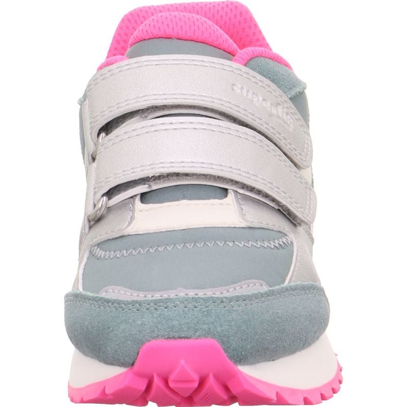 Superfit DASH Sneaker low - Material: Leder/Sonstiges Material/Textil in Grün
