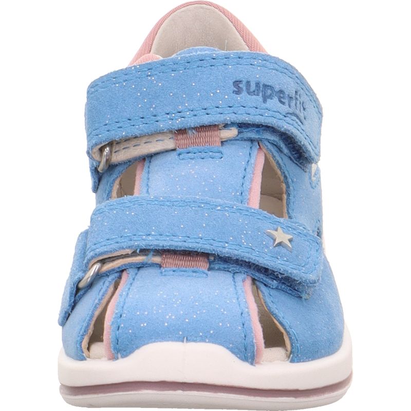 Superfit BOOMERANG Girls Sandal - Material: Leather/Textil in Blue