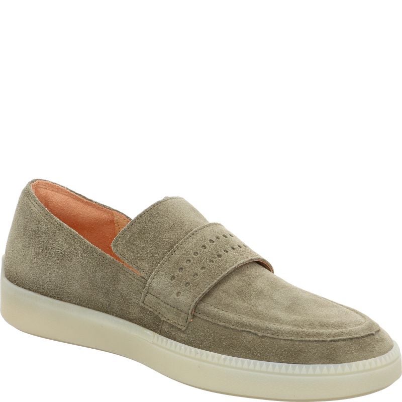 Think TURNA MEN Slipper - Material: Leather in Olive