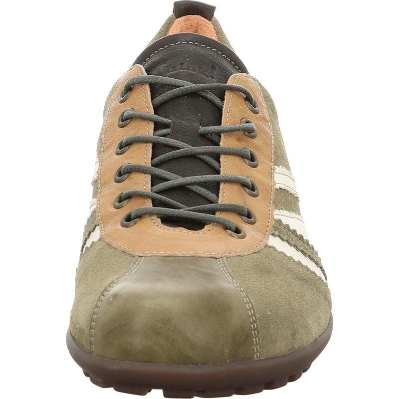 Think KONG HERREN Men Lace up shoe - Material: Leather in Green