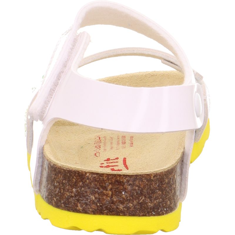 Superfit FUSSBETTPANTOFFEL Girls Sandal - Material: Sonstiges Material in White