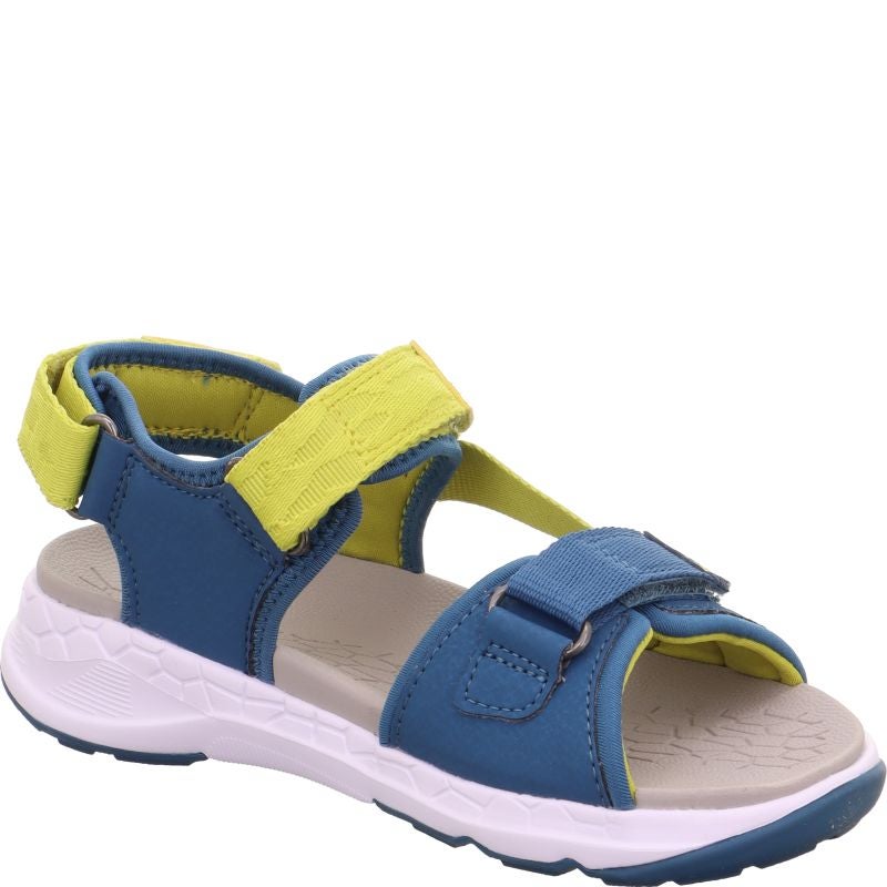 Superfit CRISS CROSS Sandal - Material: TextilSonstigesMaterial in Blue