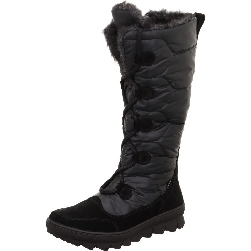 legero NOVARA Damen Stiefel - Material: Leder/Textil in Schwarz