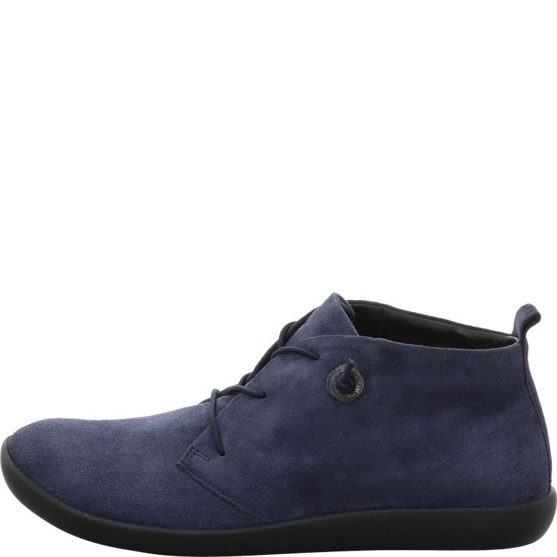 Think NATURE Woman Sneakers high - Material: Leather in Blue