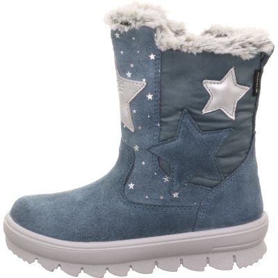 Superfit FLAVIA Girls Boot - Material: Leather/Textil in Blue