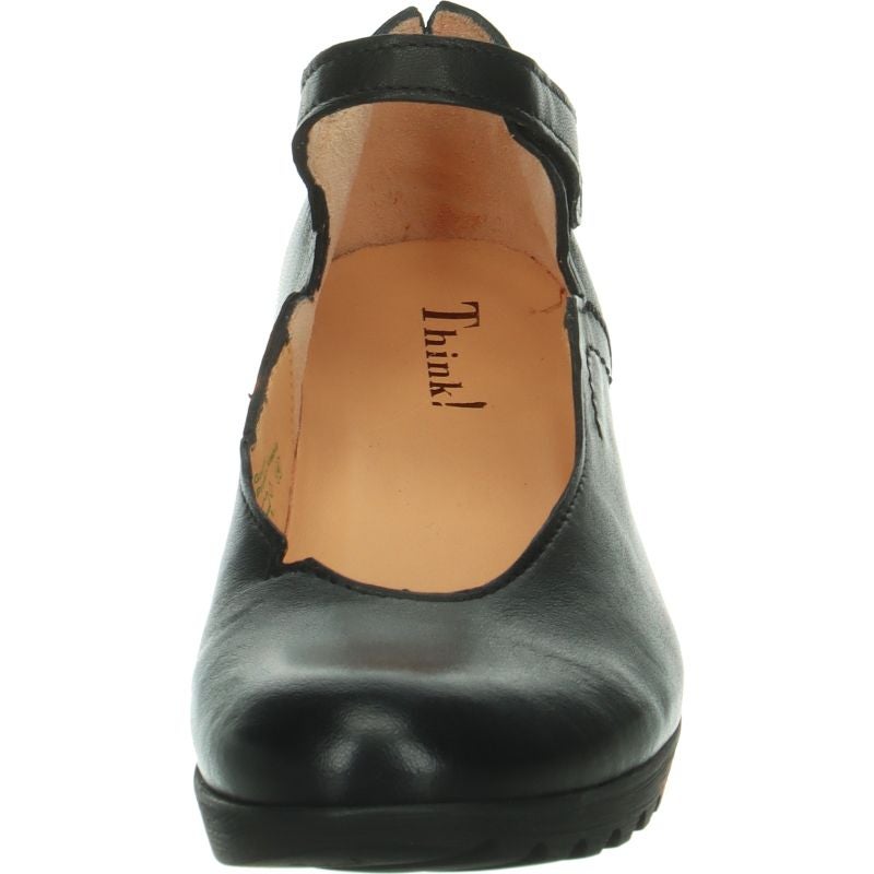 Think! NOLA Damen Pumps - Material: Leder in Schwarz