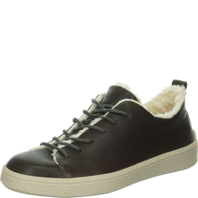 Think TURNA WOMEN Woman Sneakers low - Material: Leather in Grey