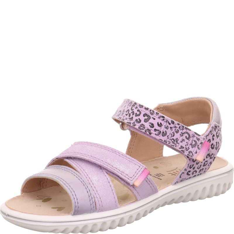 Superfit SPARKLE Sandal - Material: Leather in Purple