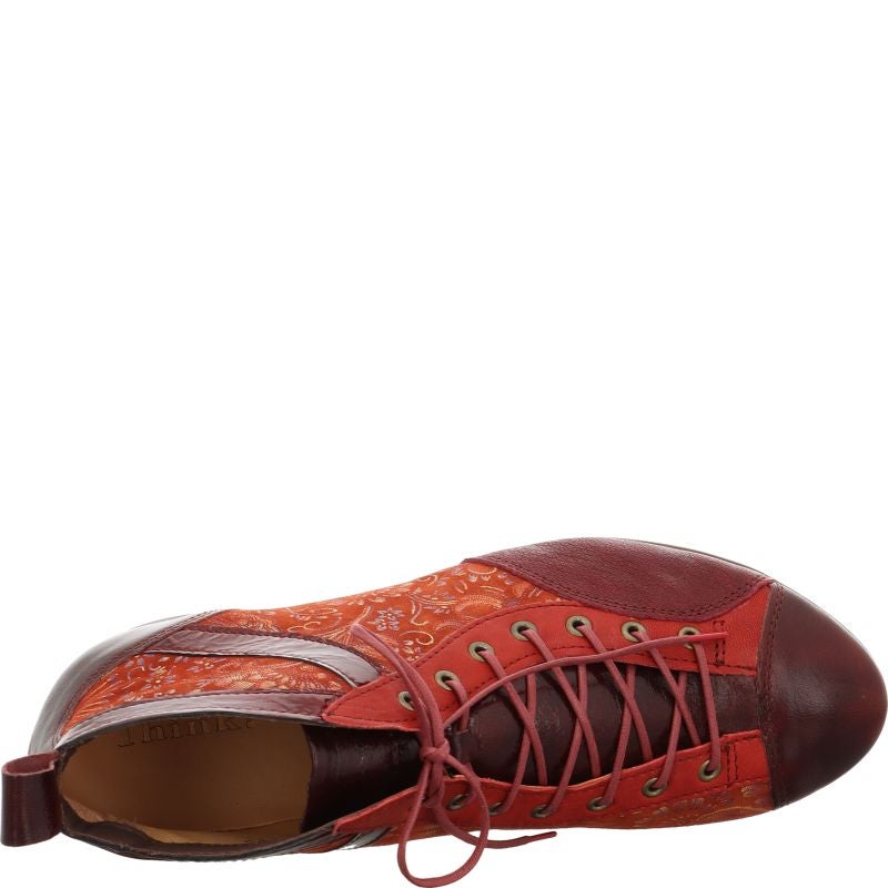 Think! GUAD2 Damen Ankle Boots - Material: Leder in Mehrfarbig