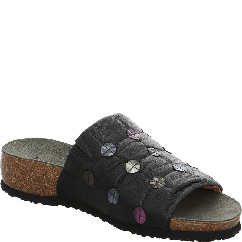 Think JULIA DAMEN Woman Mules - Material: Leather in Black