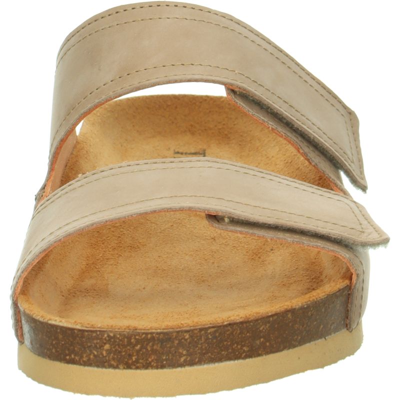 Think WOLFI Men Mules - Material: Leather in Beige