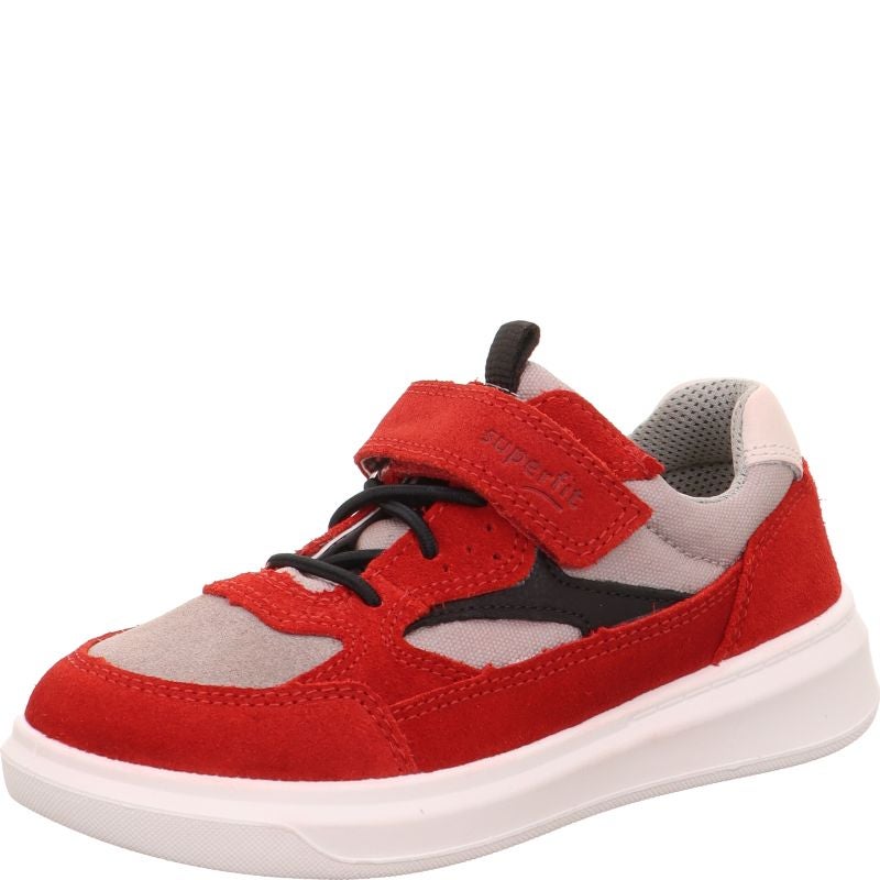 Superfit COSMO Jungen Sneaker low - Material: Leder/Textil in Rot