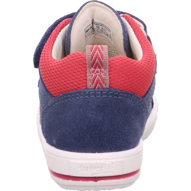 Superfit MOPPY Girls Sneakers low - Material: Leather/Textil in Blue