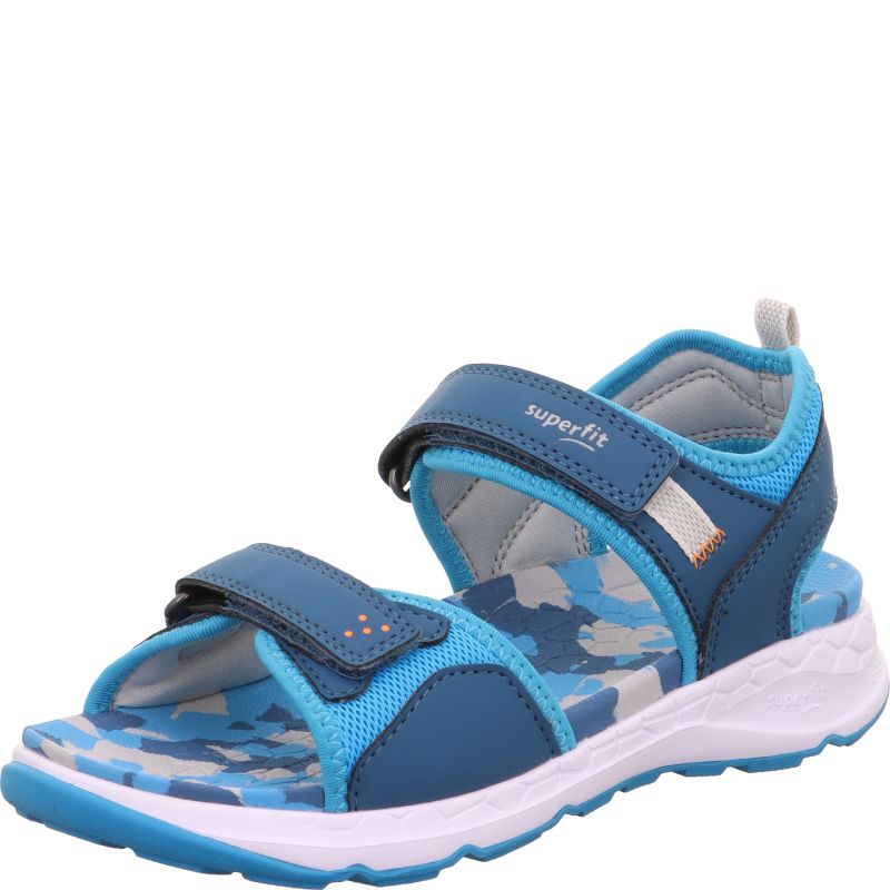 Superfit CRISS CROSS Jungen Sandale - Material: Textil/Sonstiges Material in Blau