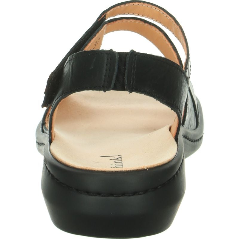 Think CAMILLA DAMEN Woman Strap sandal - Material: Leather in Black