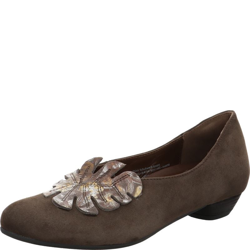 Think GRACE Woman Pumps - Material: Leather in Grey