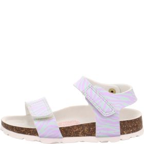 Superfit FUSSBETTPANTOFFEL Girls Sandal - Material: Sonstiges Material in Green