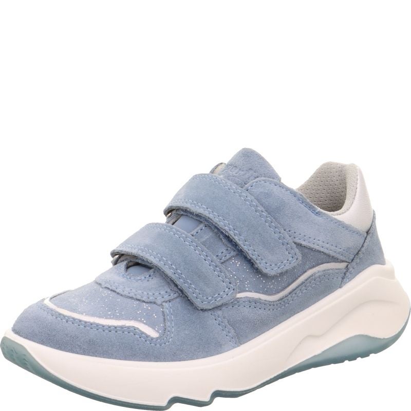 Superfit MELODY Mädchen Sneaker low - Material: Leder/Textil in Blau