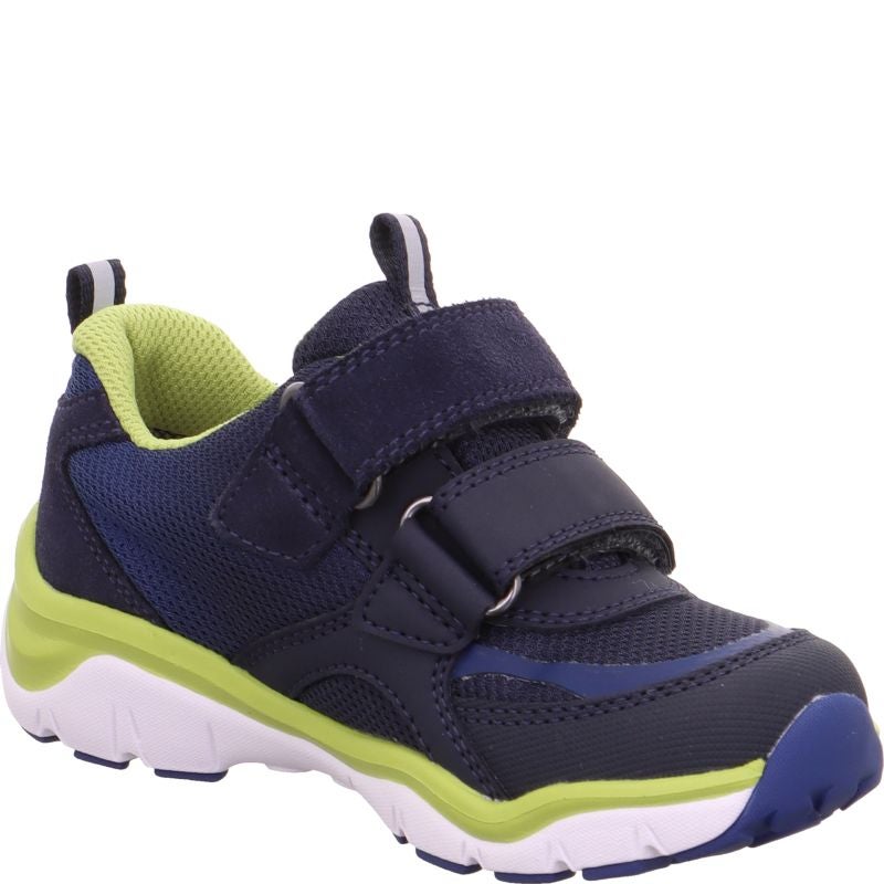 Superfit SPORT5 Unisex, Boys Sneakers low - Material: Leder/Sonstiges Material/Texti in Blue