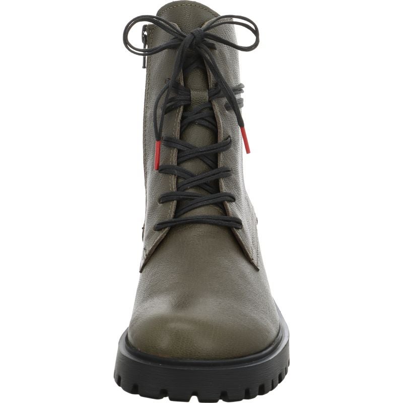 Think! TRENTO Damen Stiefelette - Material: Leder in Oliv
