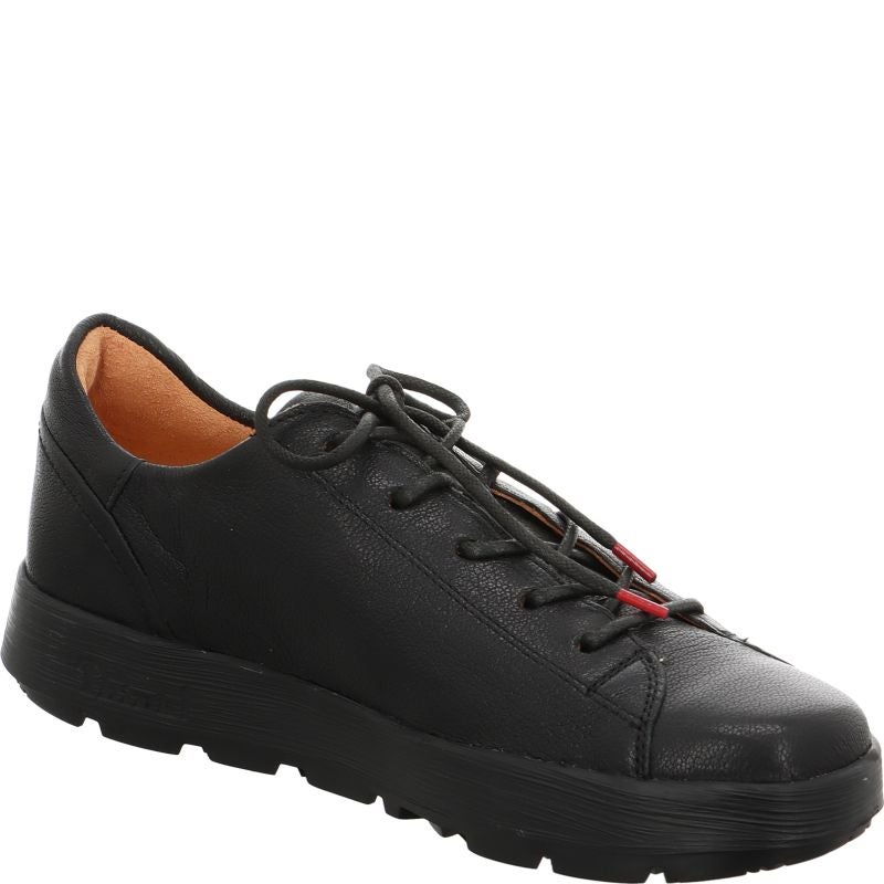 Think COMODA Woman Lace up shoe - Material: Leather in Black