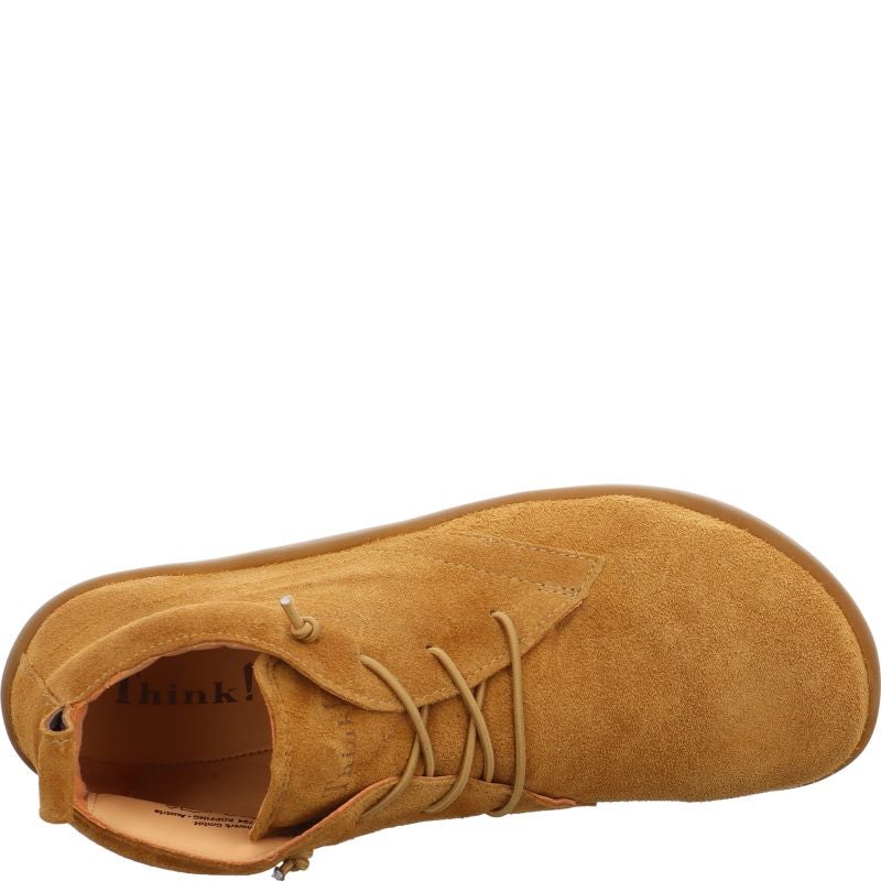 Think BLO Sneakers high - Material: Leather in Brown