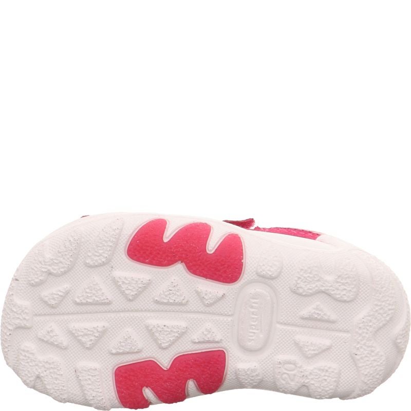 Superfit FLOW Girls Sandal - Material: Leather/Textil in Pink