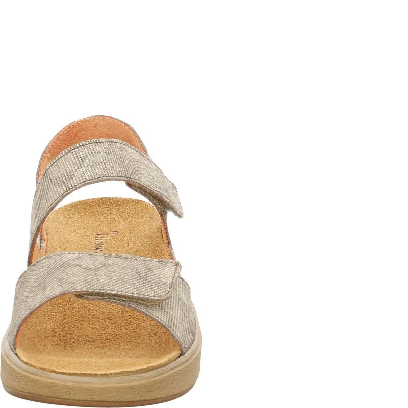 Think! MEGGIE Damen Riemchensandale - Material: Leder in Grau