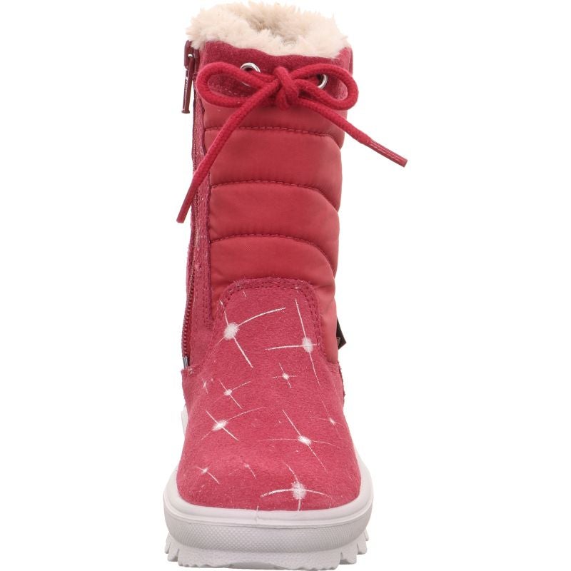 Superfit FLAVIA Girls Boot - Material: Leather/Textil in Red