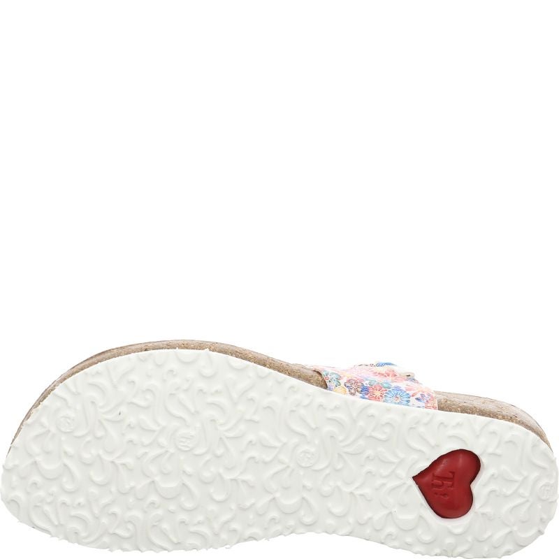 Think JULIA DAMEN Mules - Material: Leather in Multicolored
