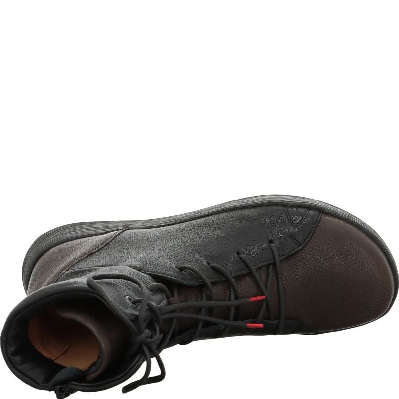 Think! COMODA Damen Stiefelette - Material: Leder in Grau