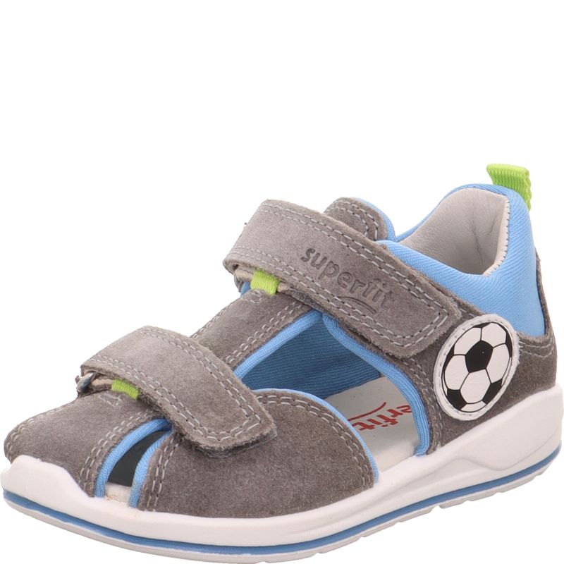 Superfit BOOMERANG Boys  - Material: Leather/Textil in Grey