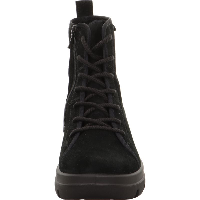 Legero ANGELINA Damen Schnürboots - Material: Leder in Schwarz