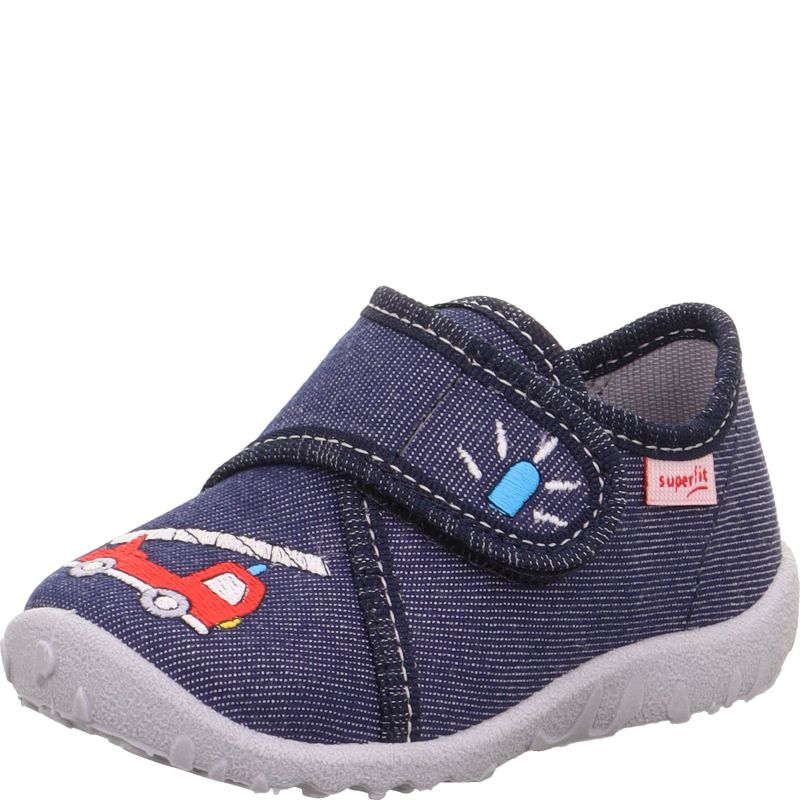 Superfit SPOTTY Boys Slipper - Material: Textile in Blue