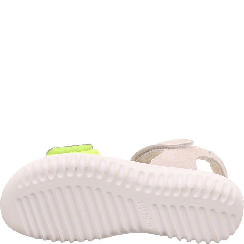 Superfit SPARKLE Girls Sandal - Material: Leather/Textil in Yellow