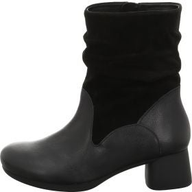 Think NANI Woman Ankle boot - Material: Leather in Black