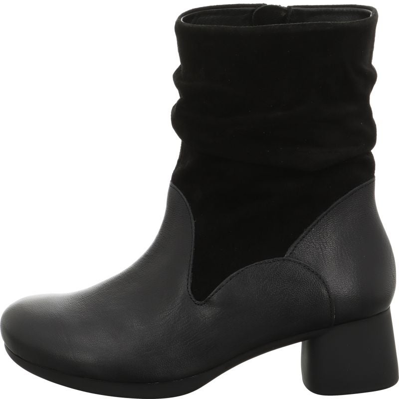 Think NANI Woman Ankle boot - Material: Leather in Black