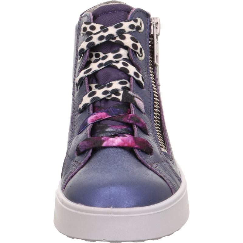 Superfit STELLA Sneaker high - Material: Leder/Textil in Lila