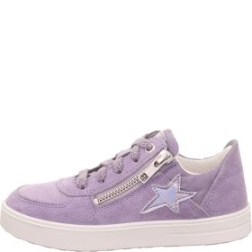 Superfit STELLA Sneaker low - Material: Leder/Sonstiges Material/Textil in Lila