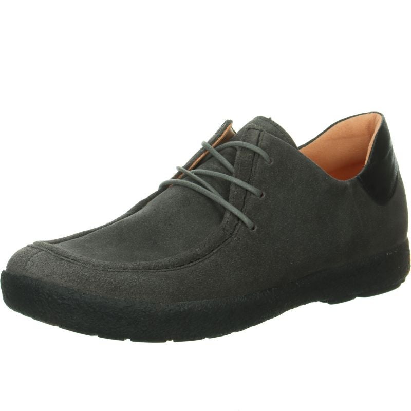 Think GEOAG Men Lace up shoe - Material: Leather in Grey