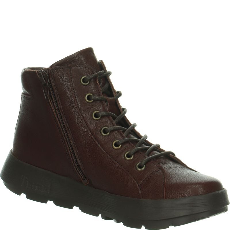 Think COMODA Ankle boot - Material: Leather in Brown