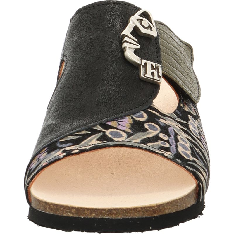 Think! MIZZI Damen Pantolette - Material: Leder in Mehrfarbig