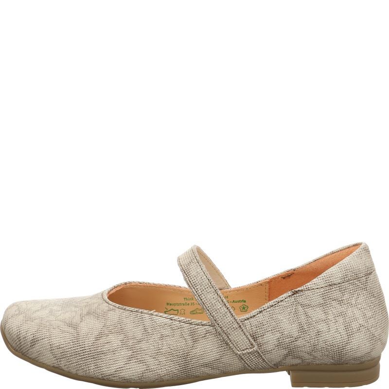 Think GAUDI Ballerina - Material: Leather in Grey