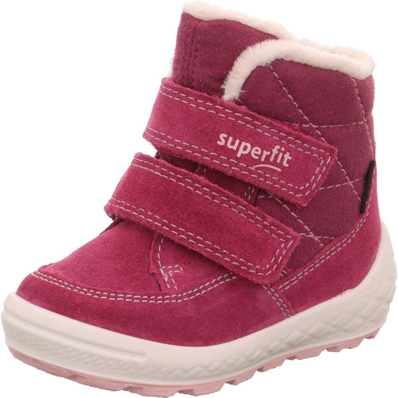 Superfit GROOVY 2.0 Girls Boot - Material: Leather/Textil in Red